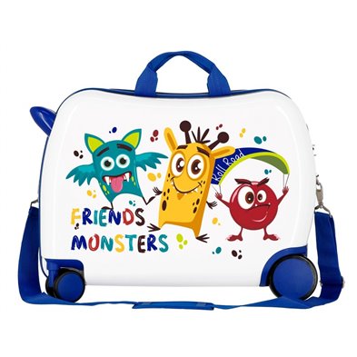 Maleta infantil 2 ruedas multidireccionales Little Me Friends