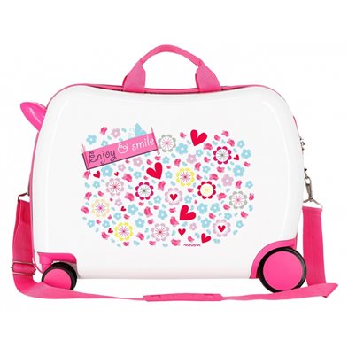 Maleta infantil 2 ruedas multidireccionales Movom Enjoy and Smile