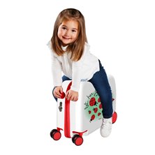 Maleta infantil 2 ruedas multidireccionales Movom Mariquitas