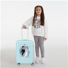 Maleta de cabina Frozen Follow Your Dreams rígida 55cm Turquesa