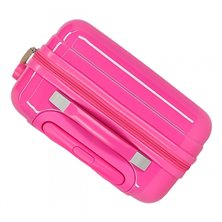 Maleta de cabina rígida Sparkle Frozen Fucsia