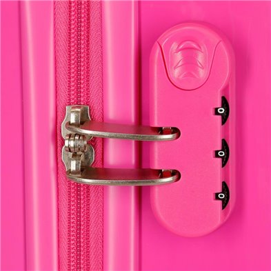 Maleta de cabina rígida Sparkle Frozen Fucsia