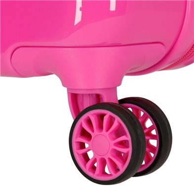 Maleta de cabina rígida Sparkle Frozen Fucsia