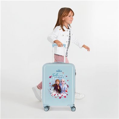Maleta de cabina Frozen Trust your journey rígida 55cm