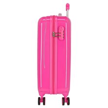 Maleta de cabina Minnie Hi love rígida 55cm Rosa