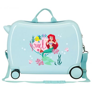 Maleta infantil 2 ruedas multidireccionales Ariel Princess Celebration
