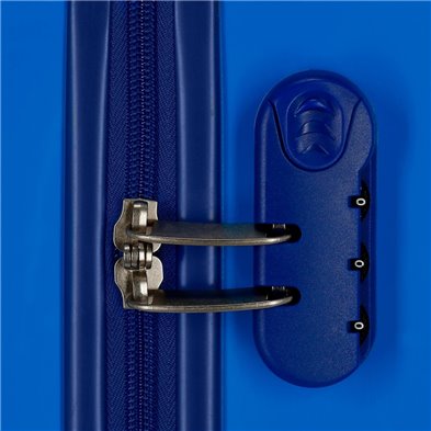 Maleta de cabina rígida Cirkle Mickey Azul