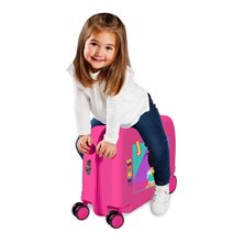 Maleta infantil 2 ruedas multidireccionales Jasmin fucsia