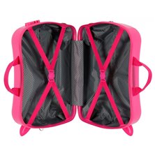 Maleta infantil 2 ruedas multidireccionales Jasmin fucsia