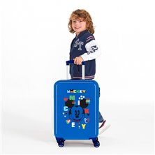 Maleta de cabina rígida Mickey Shape Shifter Azul