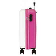 Maleta de cabina Minnie rígida 55cm Sunny Day Flores Fucsia