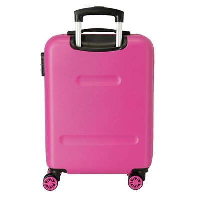 Maleta de cabina Minnie rígida 55cm Sunny Day Flores Fucsia