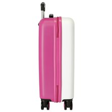 Maleta de cabina Minnie rígida 55cm Sunny Day Flores Fucsia