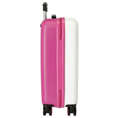 Maleta de cabina Minnie rígida 55cm Sunny Day Flores Fucsia