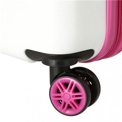 Maleta de cabina Minnie rígida 55cm Sunny Day Flores Fucsia