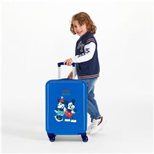 Maleta de Cabina Mickey Always Original rígida 55cm Azul