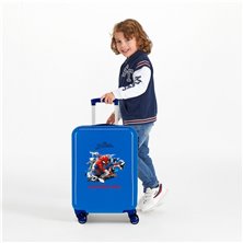 Maleta de cabina rígida Spiderman Geo Azul