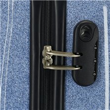 Maleta de cabina Spiderman Denim rígida 55cm