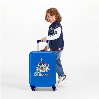Maleta de Cabina Mickey Crew Love rígida 55cm Azul